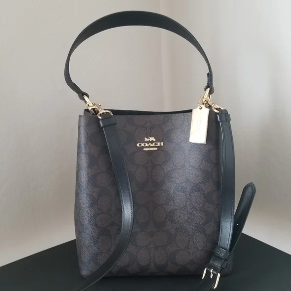 Coach Black and Brown Satchel - Picture 2 of 14